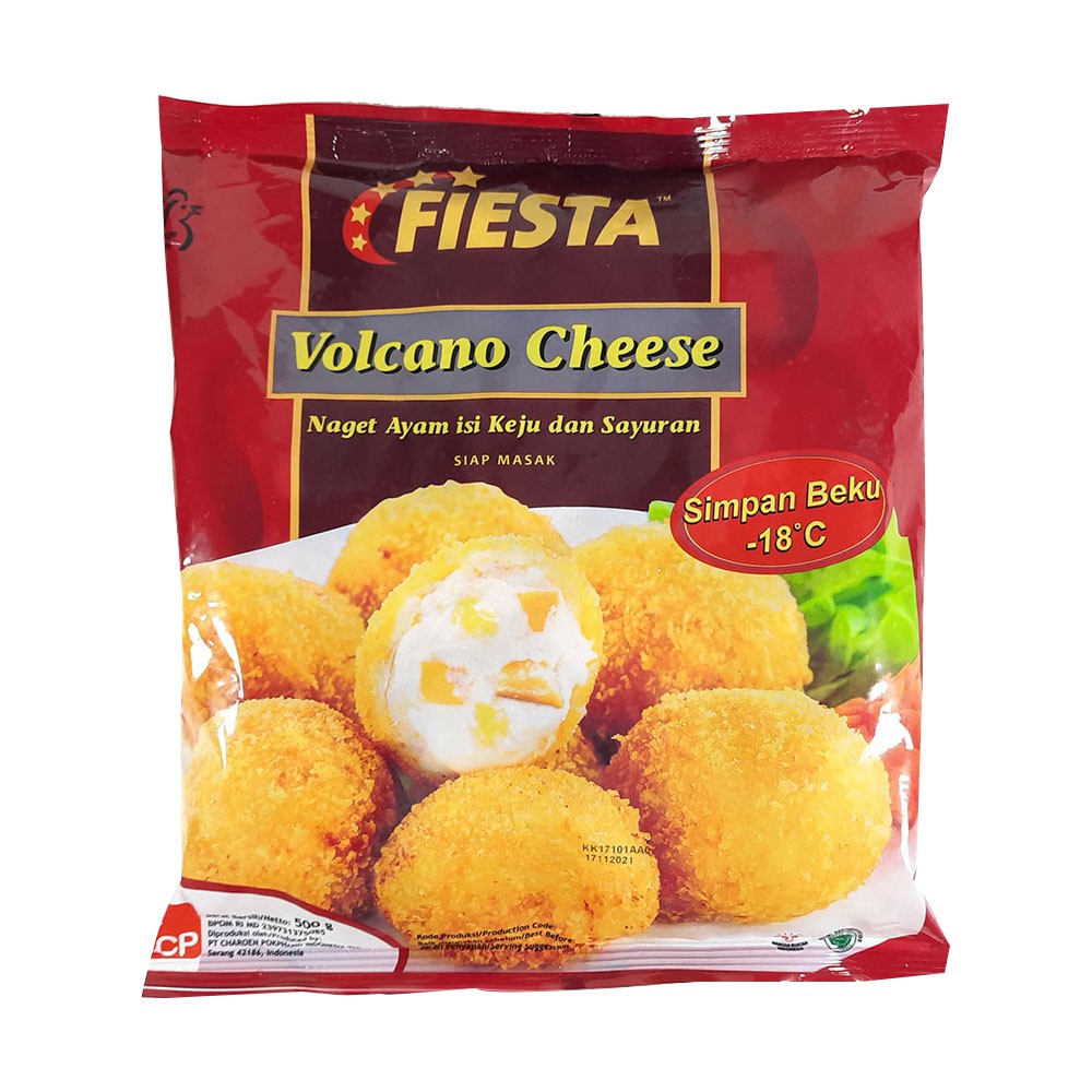 Fiesta Nugget Volcano Cheese 500 Gram