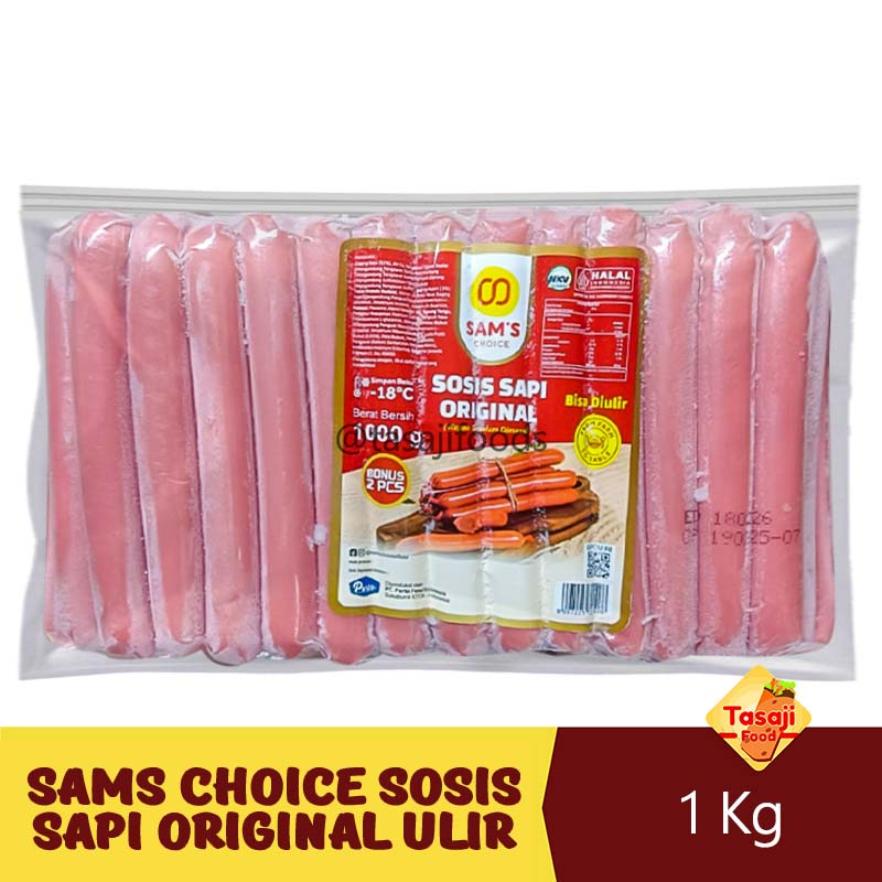 Sams Choice Sosis Sapi Original Ulir 1 Kg