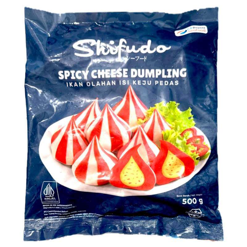 Shifudo Dumpling Keju Pedas 500 Gram Olahan Ikan