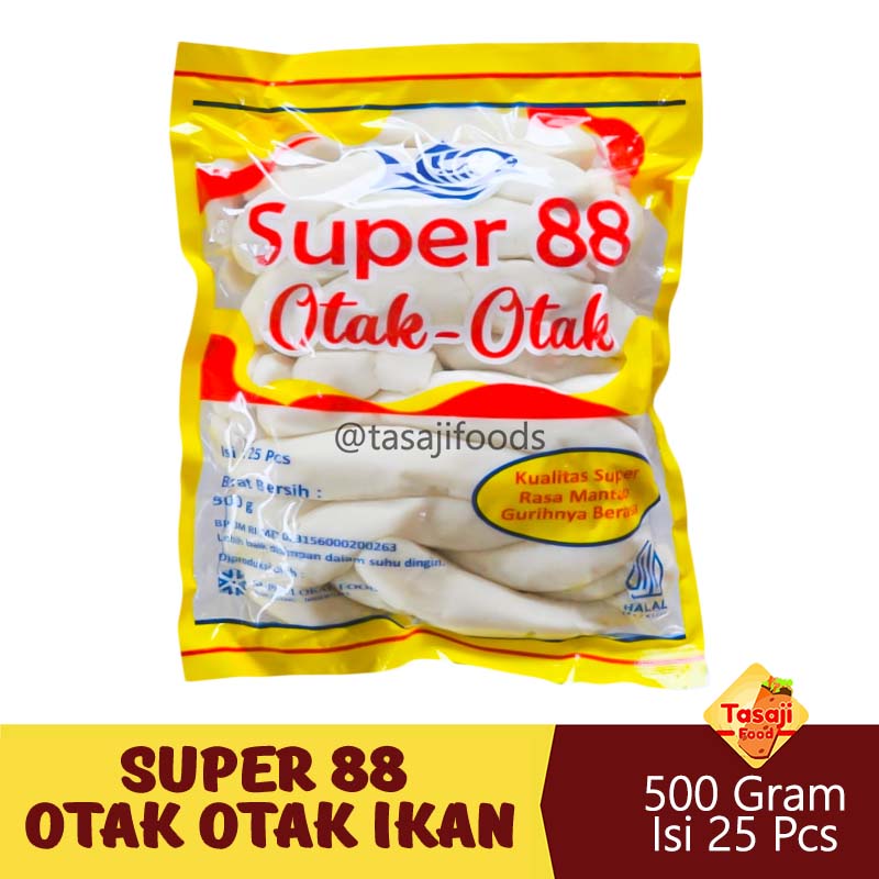 Super 88 Otak Otak Ikan 500 Gram Isi 25 Pcs