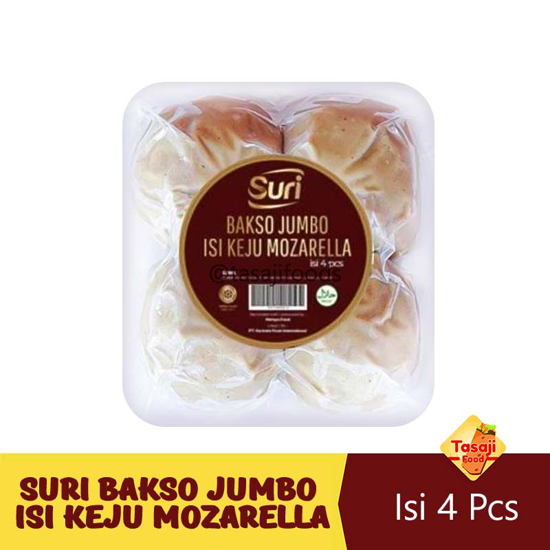 Suri Bakso Sapi Jumbo Isi Keju Mozarella Isi 4 Pcs
