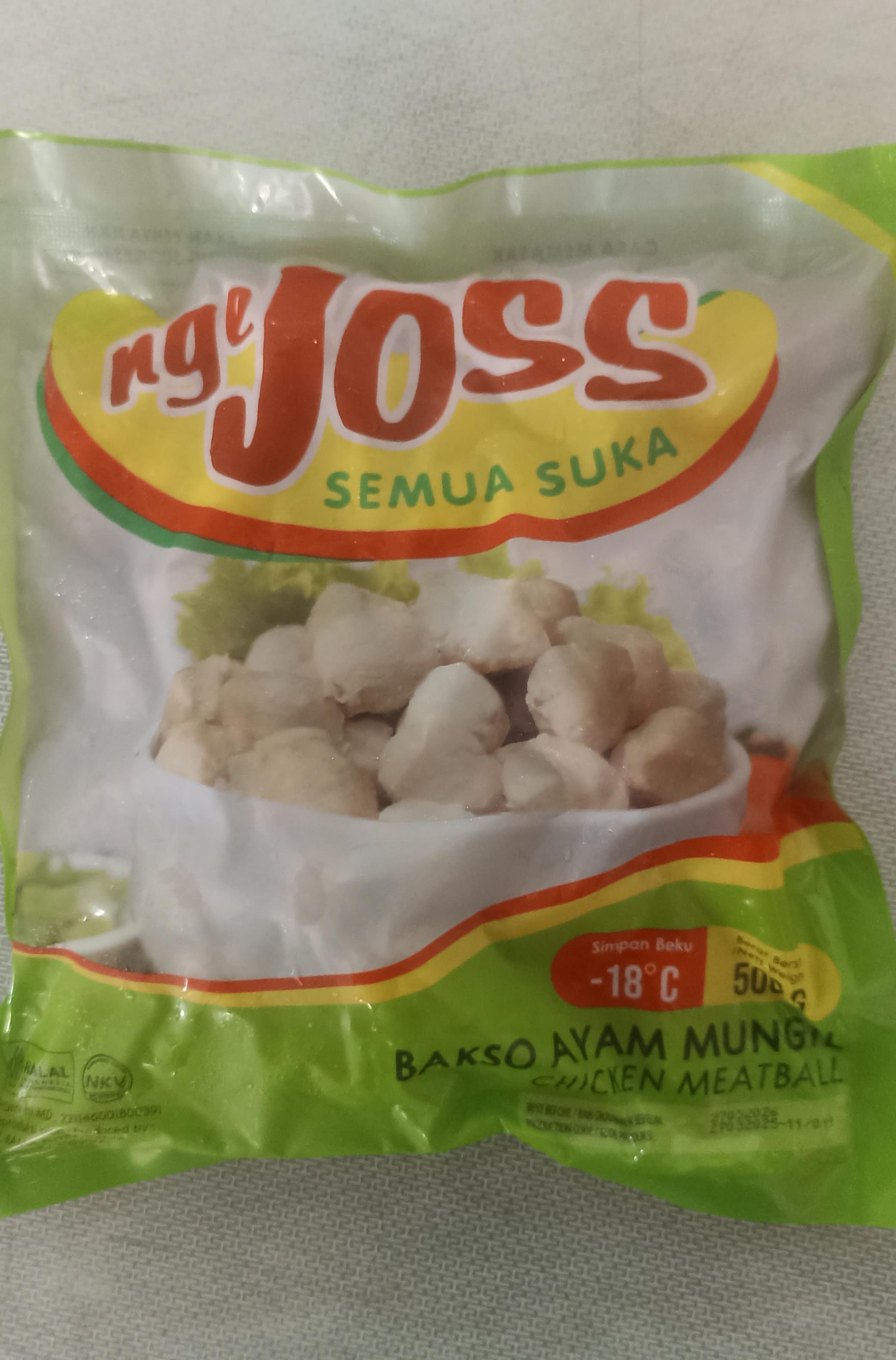 NgeJoss Bakso Ayam Mungil 500 Gram