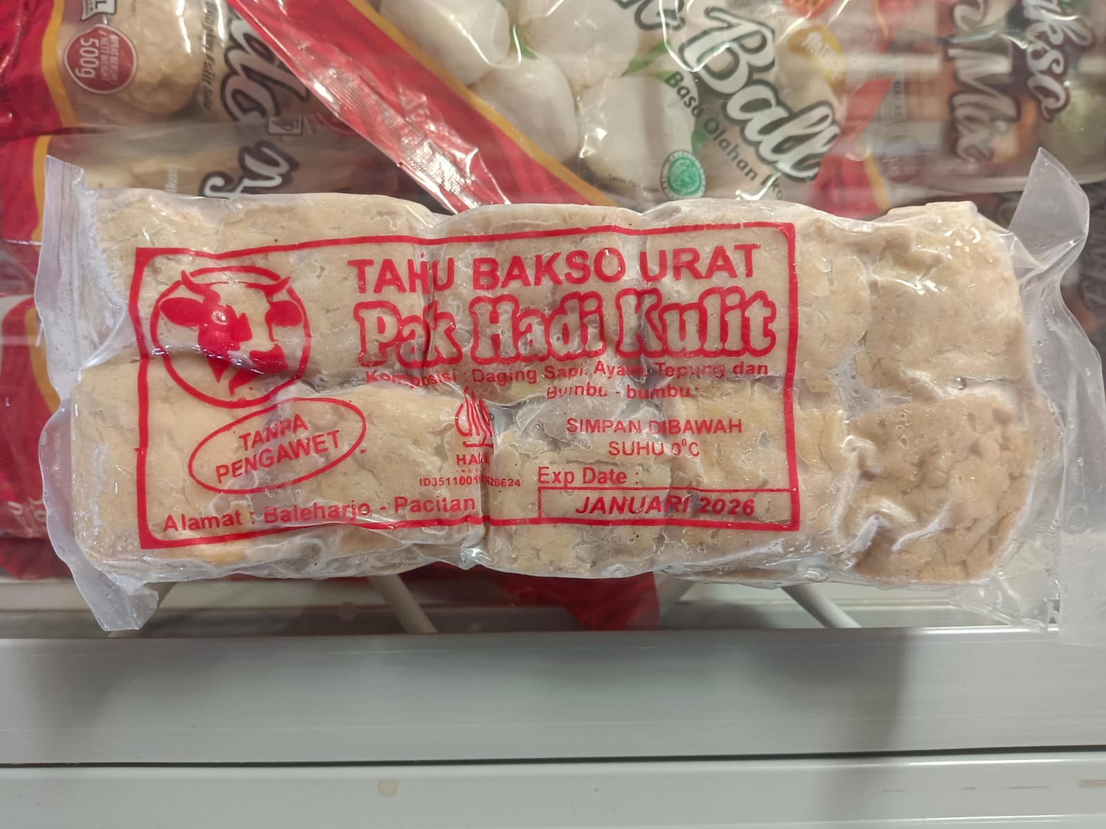 Tahu Bakso Urat Bakso Tahu Pak Hadi Kulit