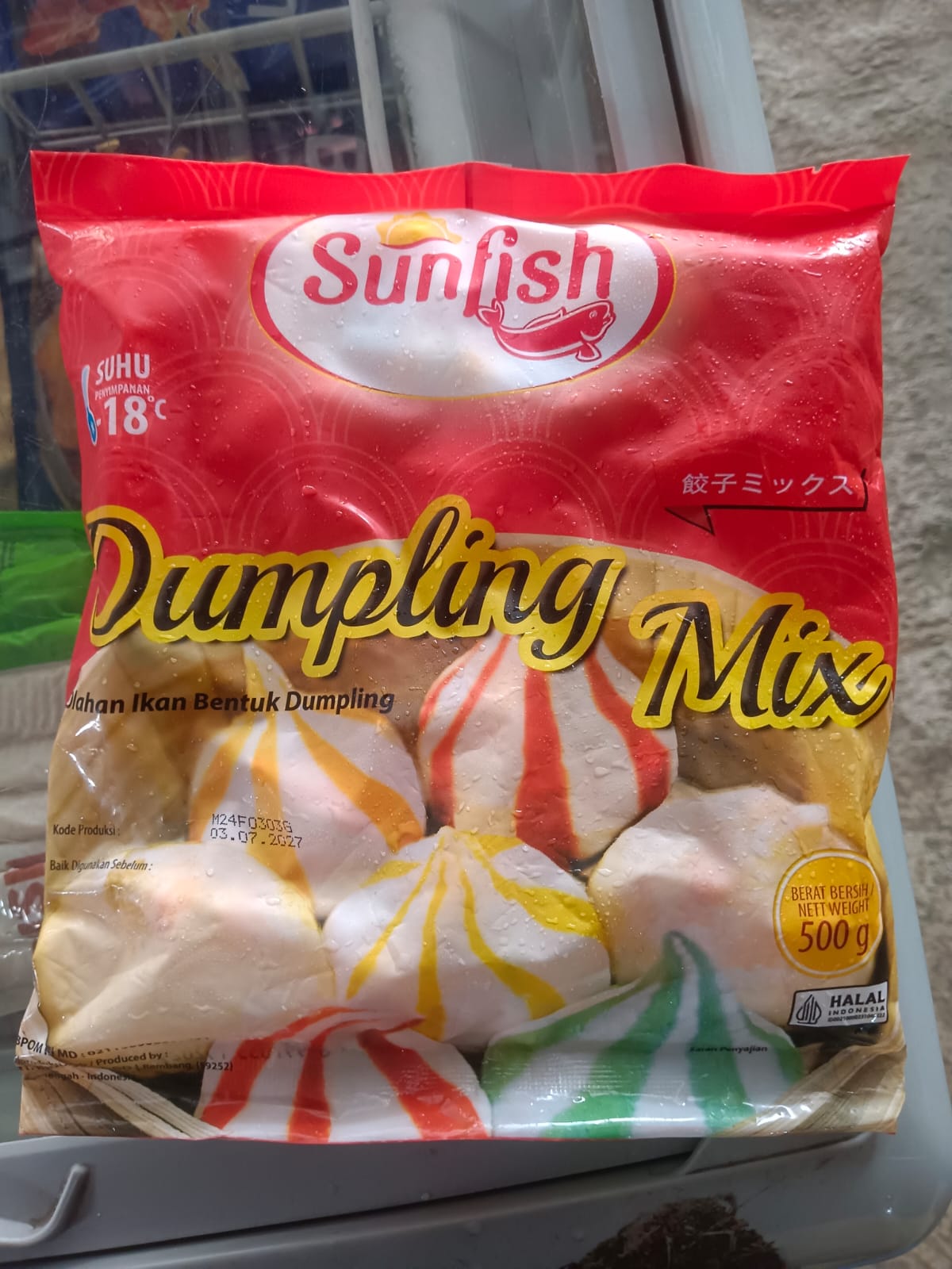 Sunfish Dumpling Mix 500 Gram Olahan Ikan