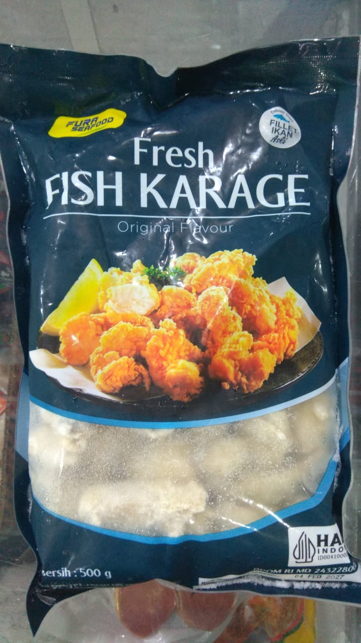 Fura Fresh Fish Karage 500 Gram Olahan Ikan