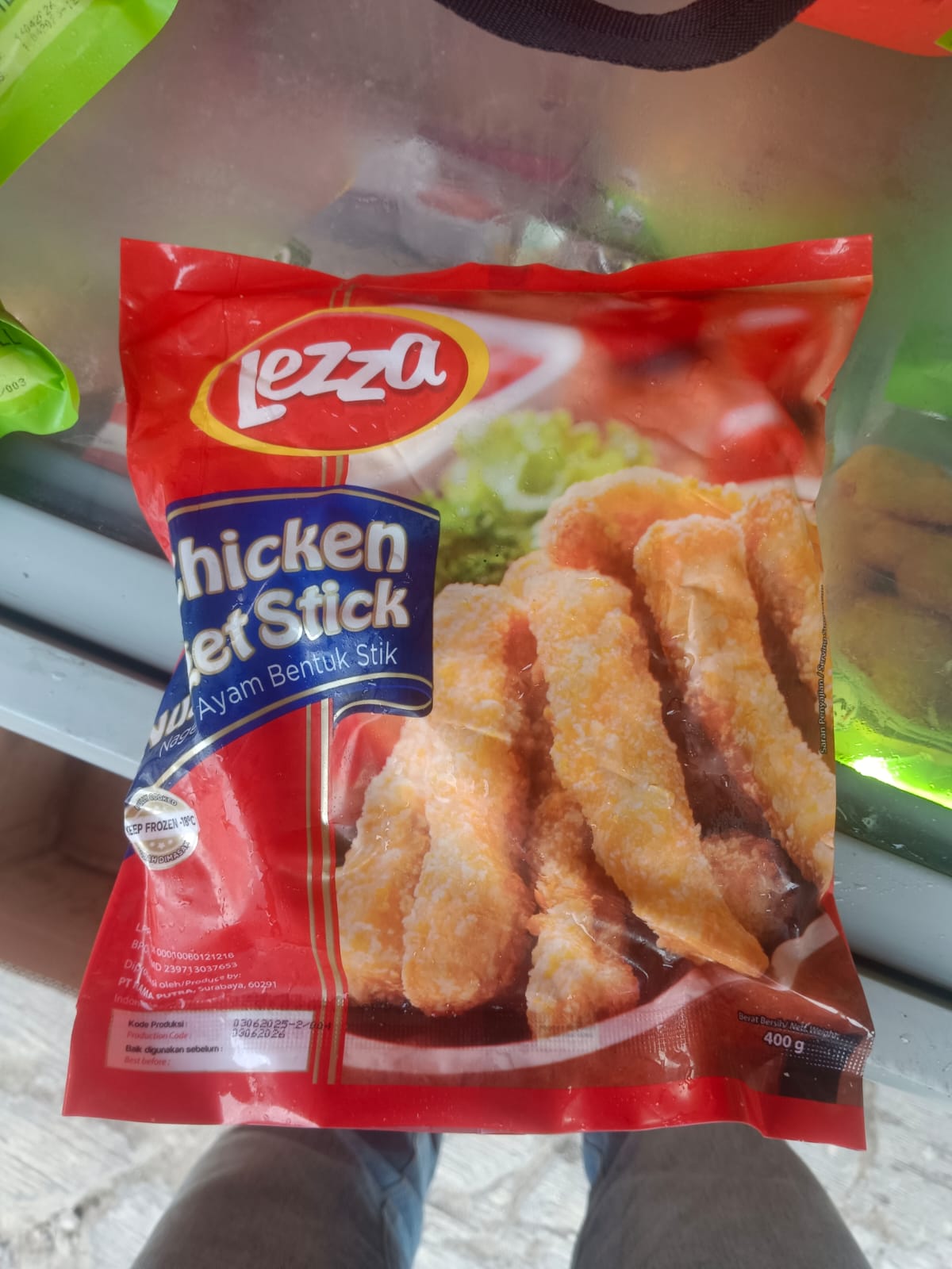 LEZZA Chicken Nugget Stick 400 Gram Nugget Stick