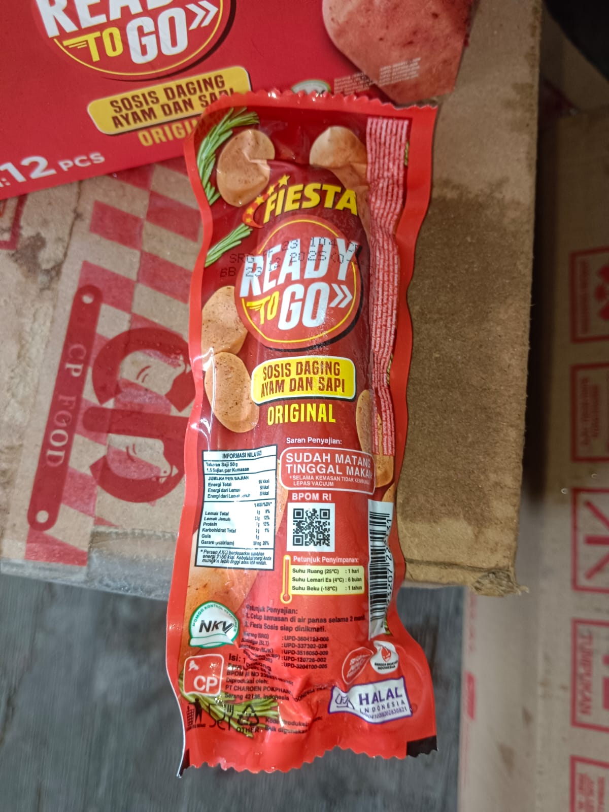 Fiesta Sosis Ayam Original 60 Gr Ready To Go