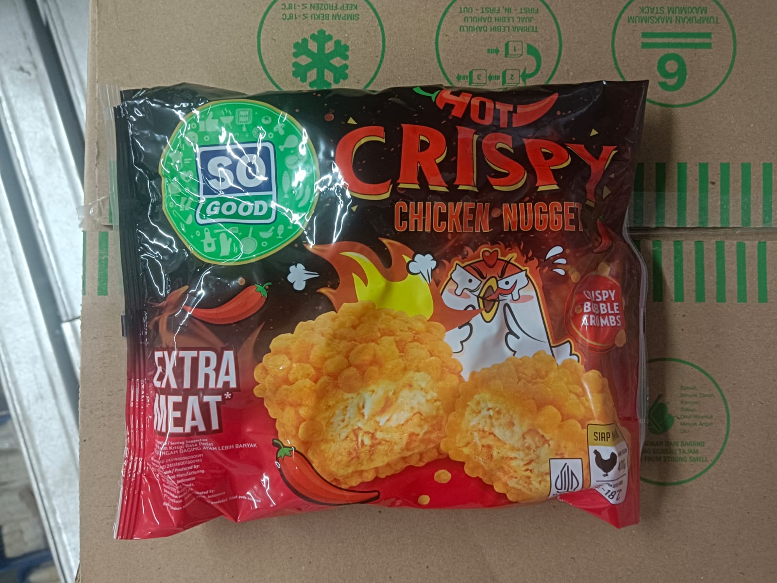 So Good Hot Crispy Chicken Nugget 400 Gram