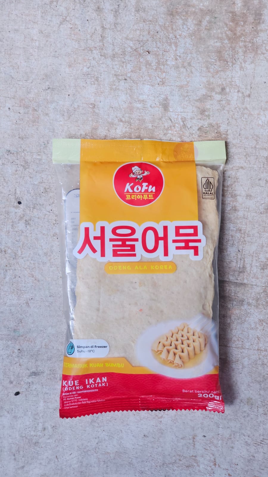 Kofu Korean Seoul Eomuk 200 Gram Odeng