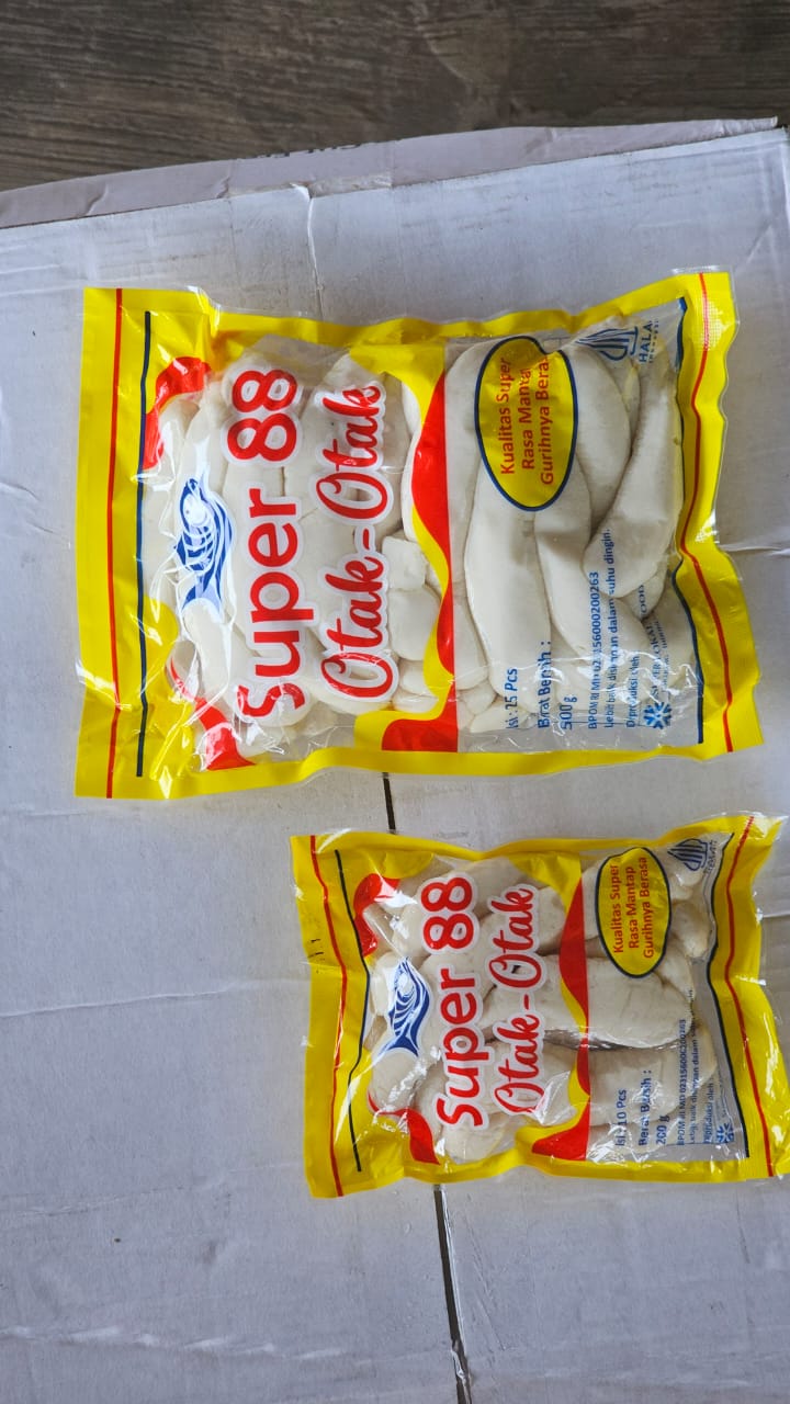 Super 88 Otak Otak Ikan 500 Gram Isi 25 Pcs