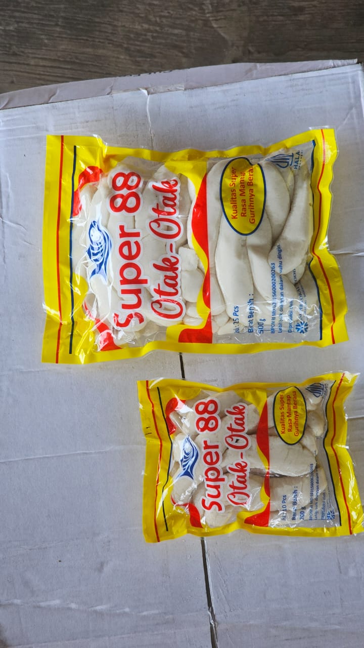 Super 88 Otak Otak Ikan 500 Gram Isi 25 Pcs