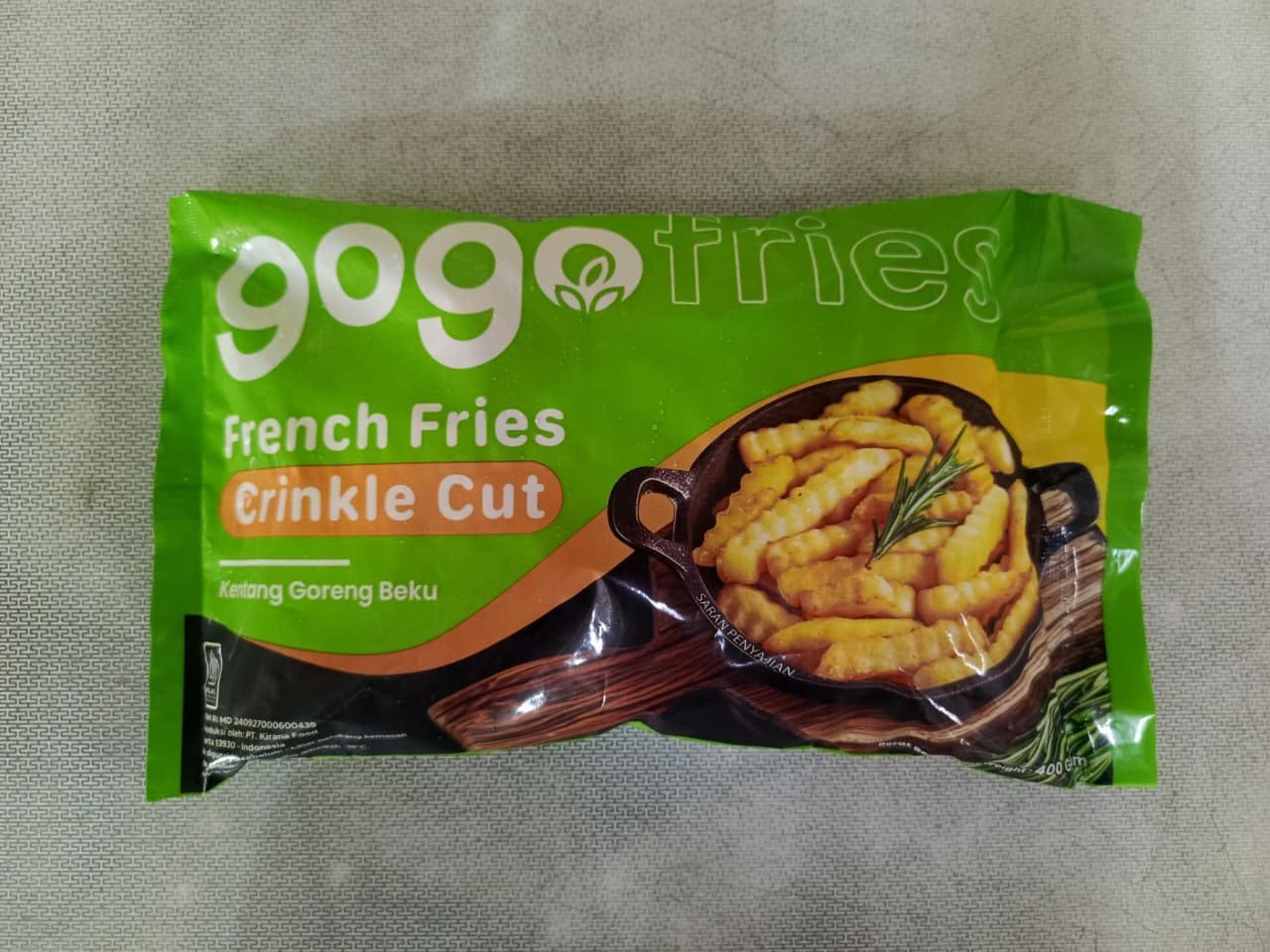 GOGO Kentang Crinkle Cut 400 Gram Kentang Goreng
