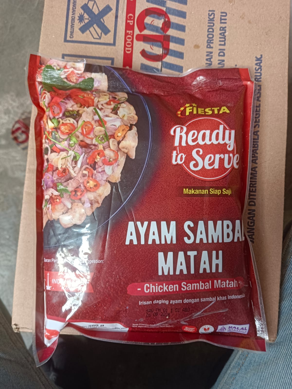 Fiesta Ayam Sambal Matah 300 Gram Ready To Serve