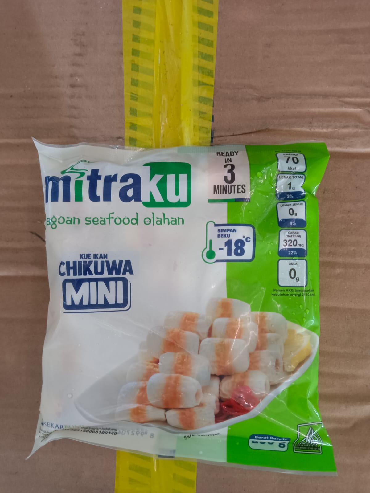 Mitraku Chikuwa Mini 250 Gram Olahan Ikan