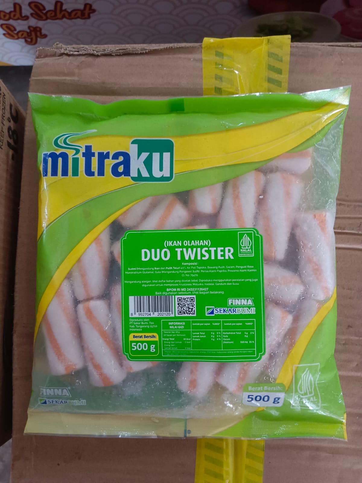 Mitraku Duo Twister 500 Gram Olahan Ikan