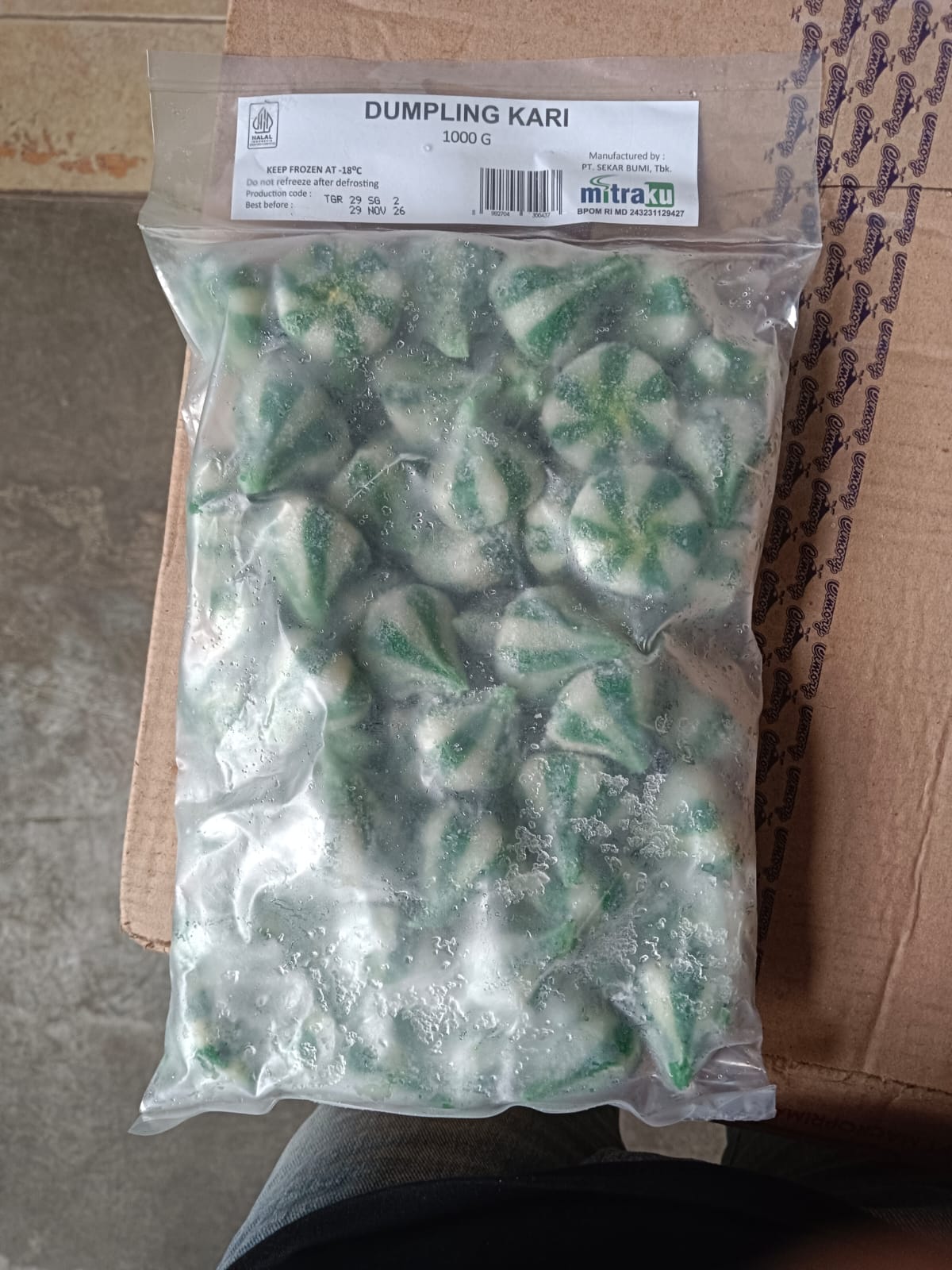 Mitraku Dumpling Kari 1 Kg Olahan Ikan