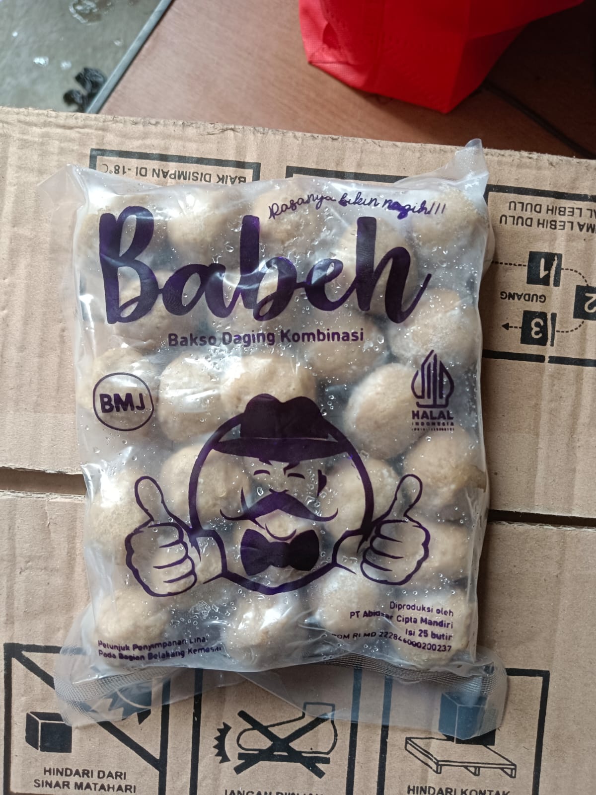 Babeh Bakso Sapi & Ayam BMJ Isi 25 Pcs