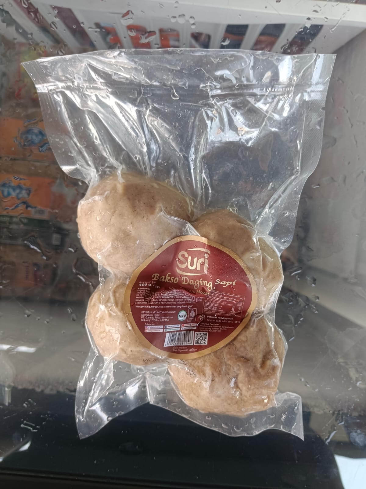 Suri Bakso Sapi Jumbo Isi Keju Mozarella Isi 4 Pcs