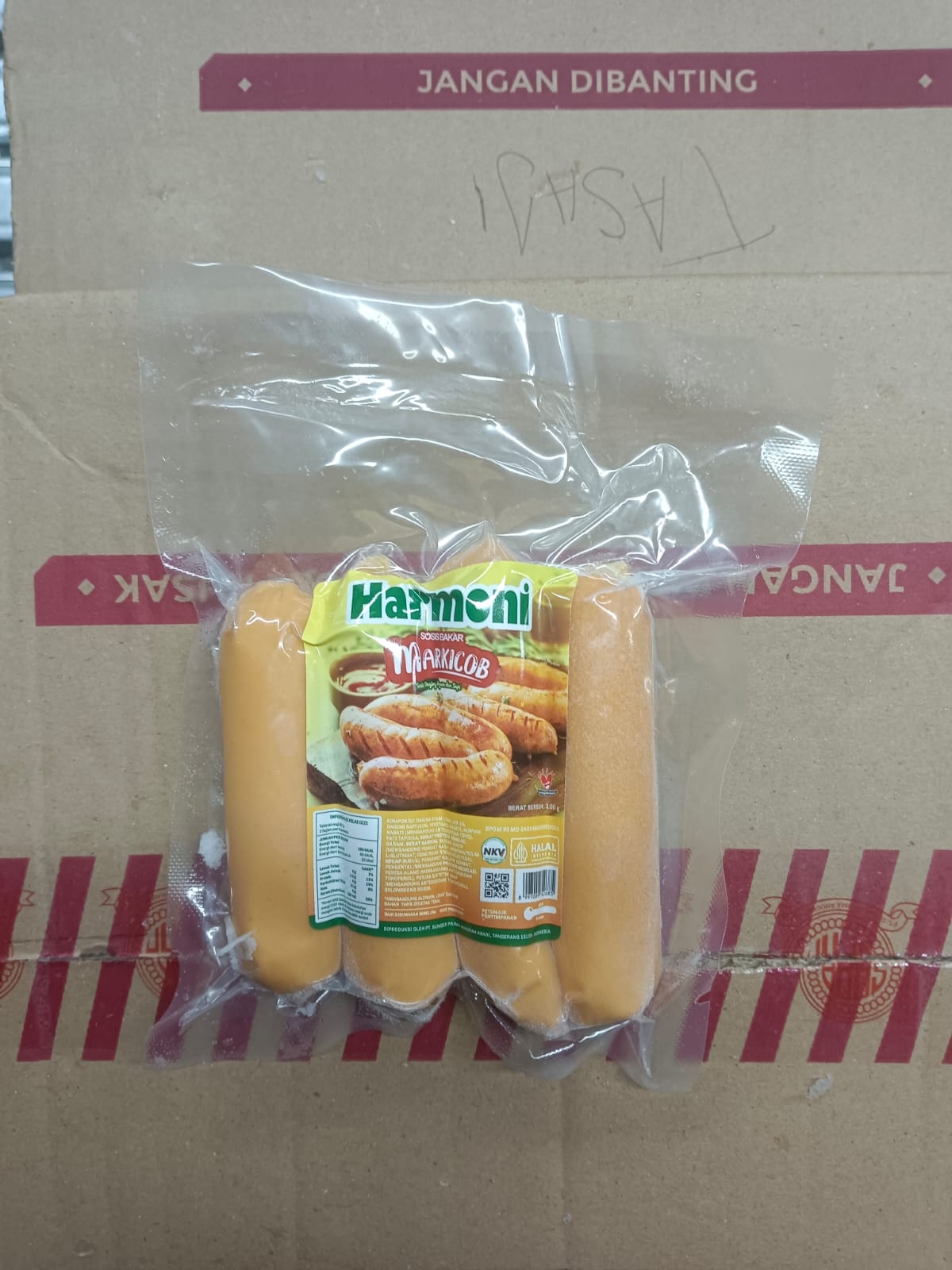 Harmoni Sosis Bakar Markicob Isi 4 Pcs