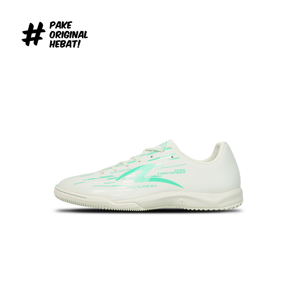 Specs Sepatu Futsal Lightspeed Reborn IN - Lightest Sky/Green Bug