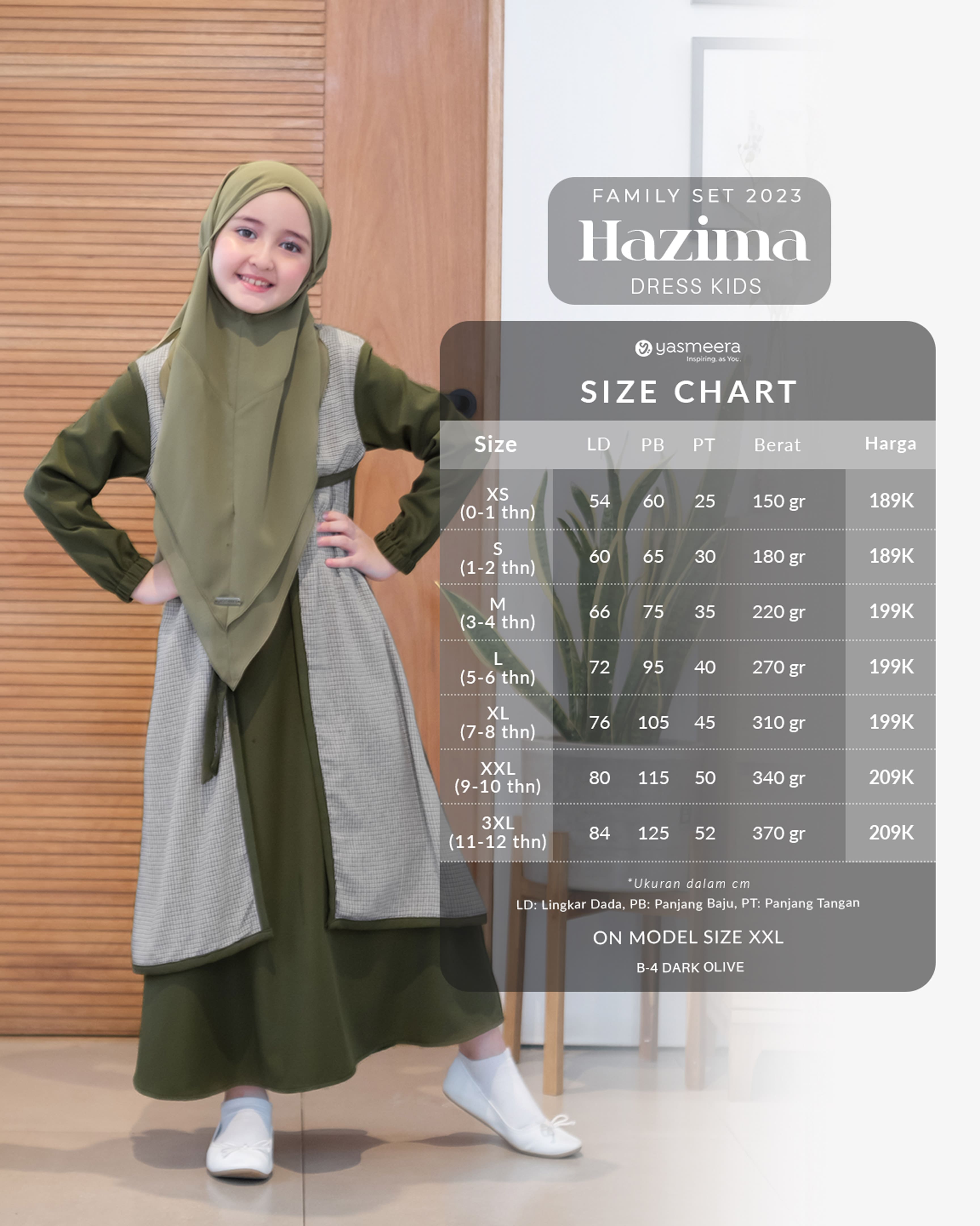 Yasmeera - GAMIS HAZIMA ANAK thumb 2
