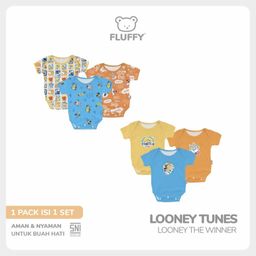 FLUFFY Jumper Pendek Looney The Winner (Isi 1Pcs) JUMP LWB SML