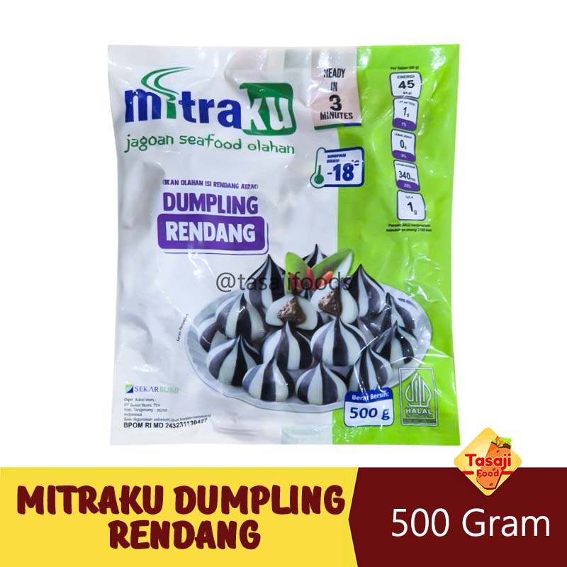 Mitraku Dumpling Rendang 500 Gram Seafood Olahan