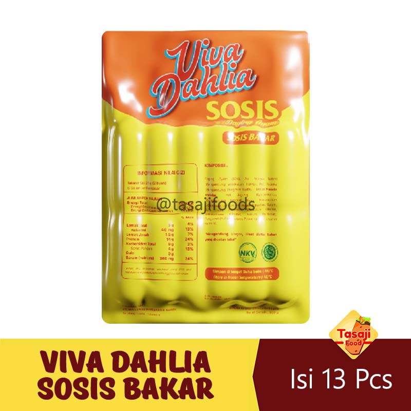 Viva Dahlia Sosis Bakar 500 Gram Isi 13 Pcs