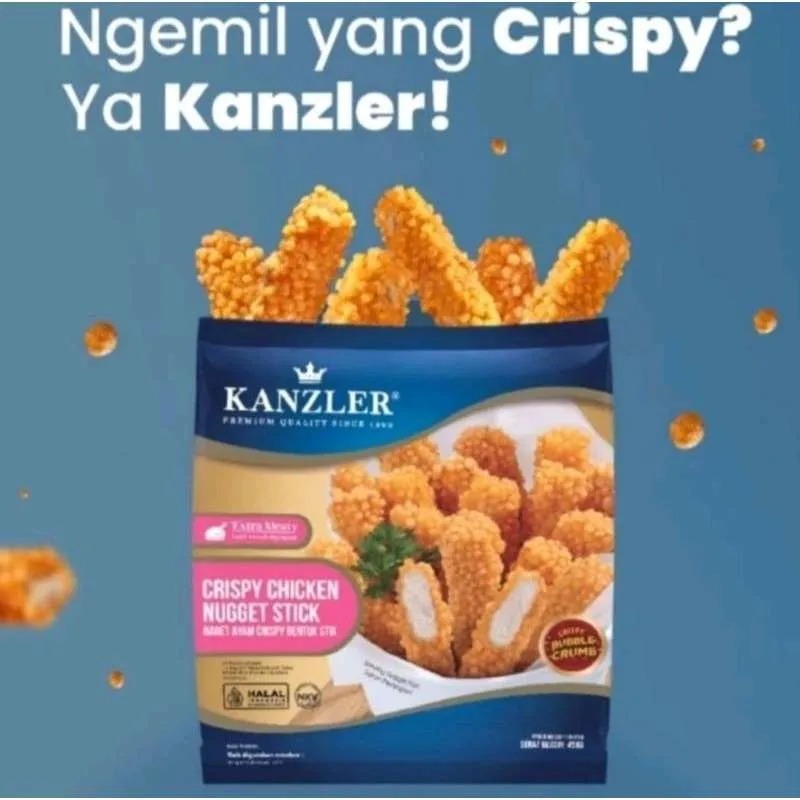 Kanzler Crispy Chicken Stick Nugget  250 Gram