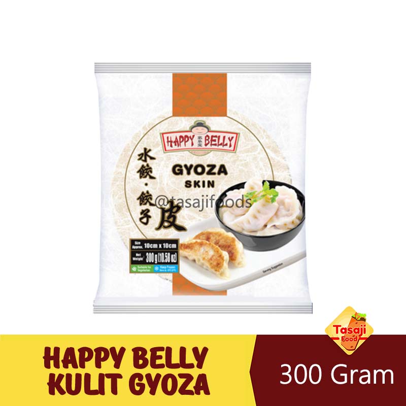 Happy Belly Kulit Gyoza 10 Cm 300 Gram Kulit Dimsum Pangsit