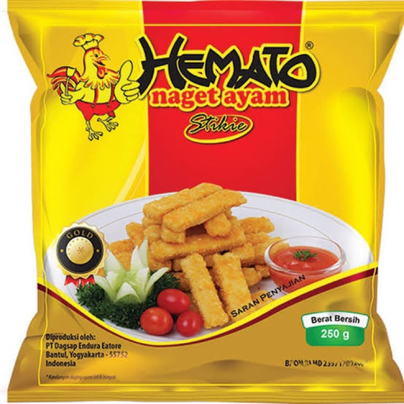 Hemato Gold Chicken Nugget Stik 250 Gram