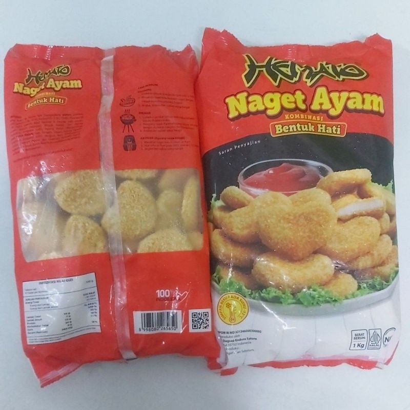 Hemato Chicken Nugget Bentuk Hati 1 Kg