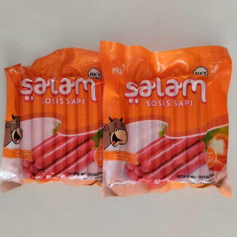 Salam Sosis Sapi Merah 500 Gram Beef Sausage
