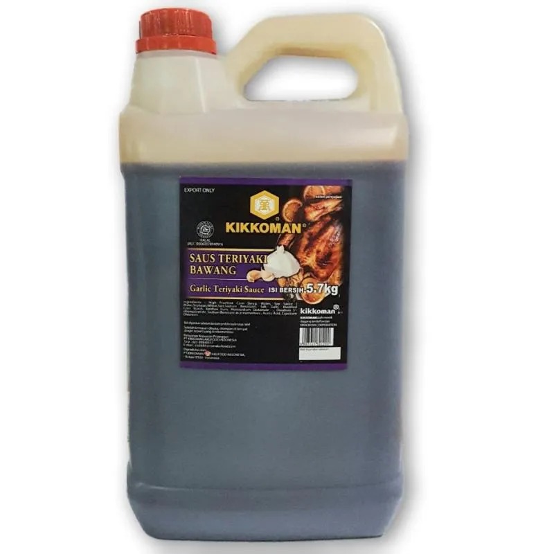 Kikkoman Saus Garlic Teriyaki Kemasan Jerigen 5 LITER