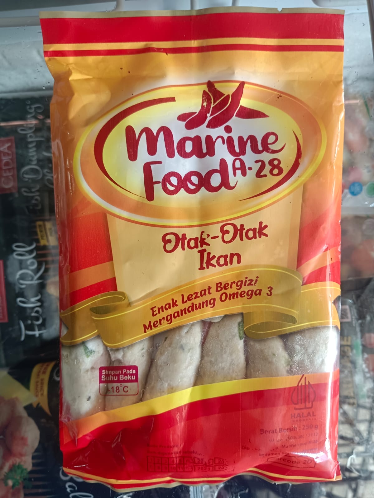 Marine Food A-28 Otak Otak Ikan 250 Gram Mengandung Omega 3