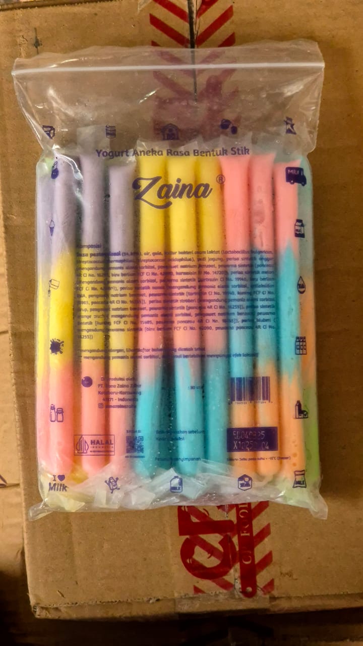 Zaina Es Yogurt Stick Isi 30 Pcs Home Made