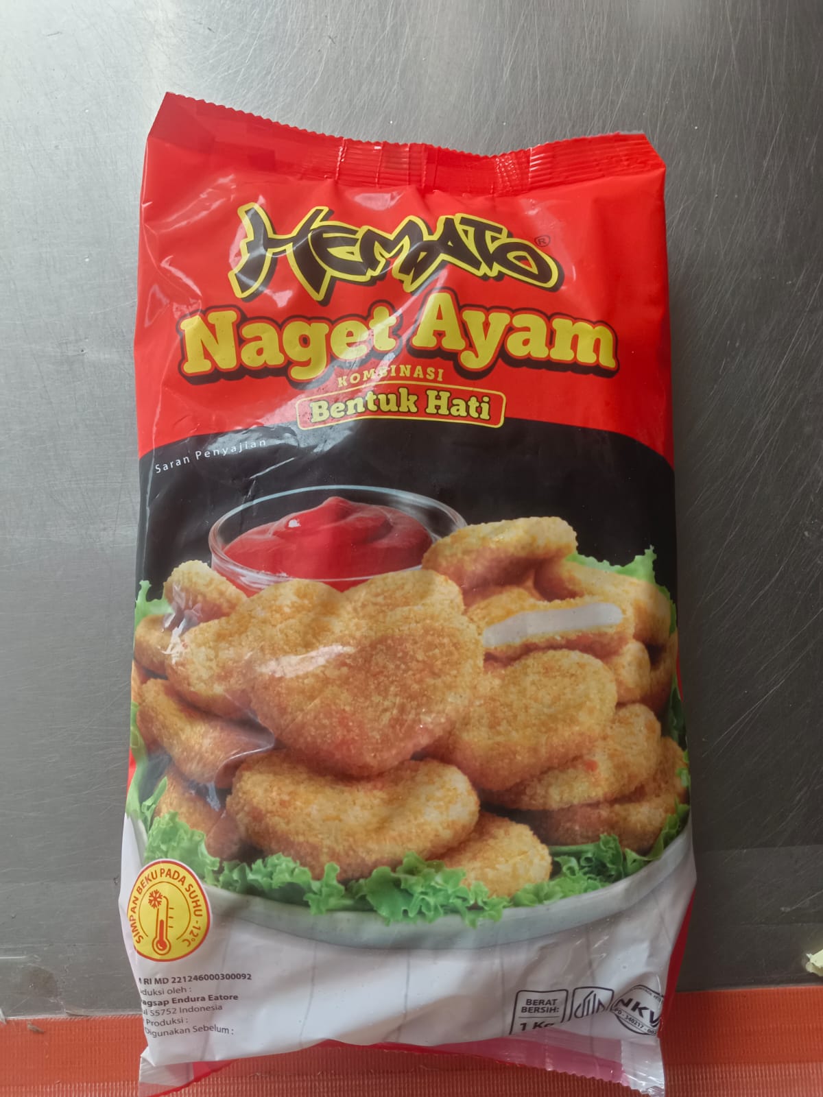 Hemato Chicken Nugget Bentuk Hati 1 Kg