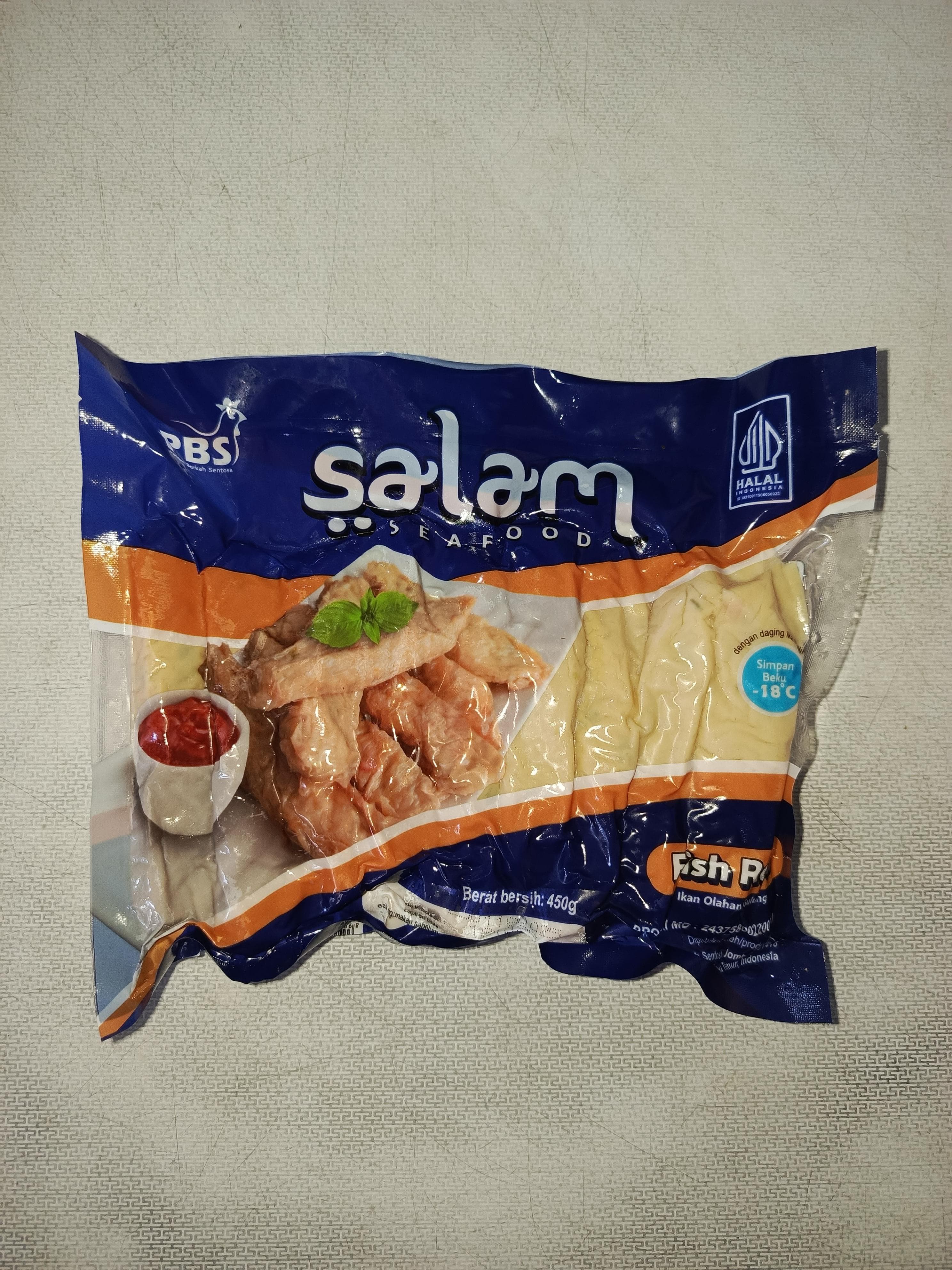 Salam Seafood Fish Roll 450 Gram Olahan Ikan