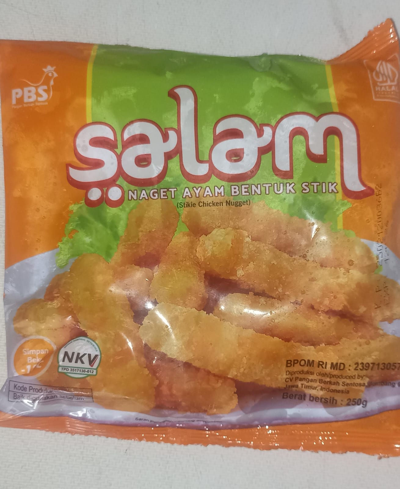 Salam Nugget Ayam Stick 250 Gram