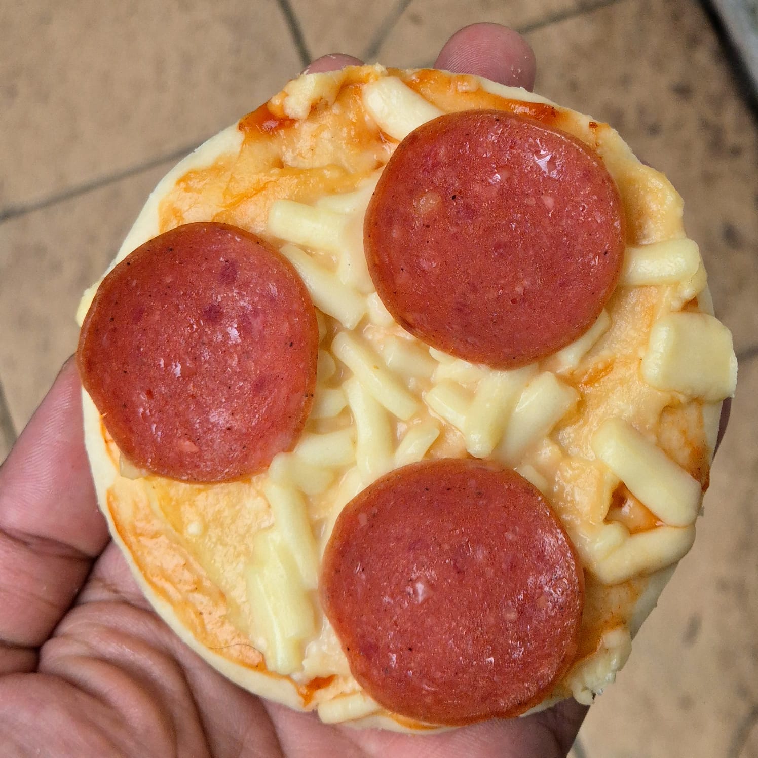 Pizza Mini Dobble Cheese Pepperoni Isi 5 Pcs