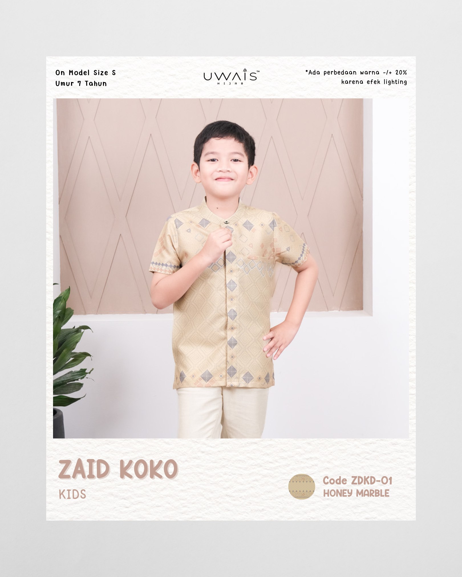 Uwais - ZAID KOKO KIDS (LENGAN PENDEK) thumb 2