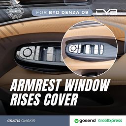 Denza D9 - Armrest Window Rises Cover [Wood Pettern]