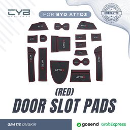 BYD Atto3 - Door Slot Pads [Merah]