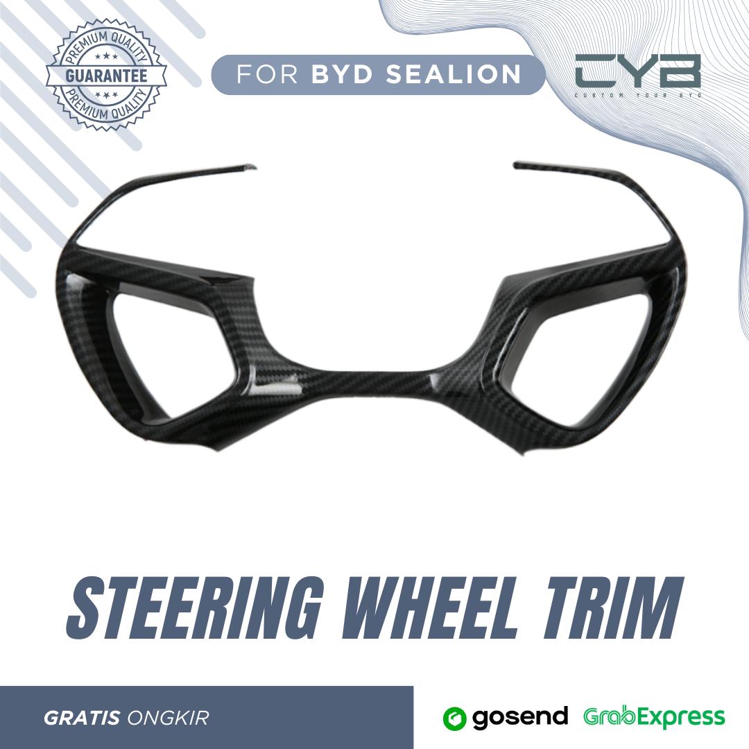 BYD Sealion 7 - Steering Wheel Trim [Carbon] 2