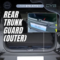 BYD Atto1 - Rear Trunk Guard [Outer Carbon]