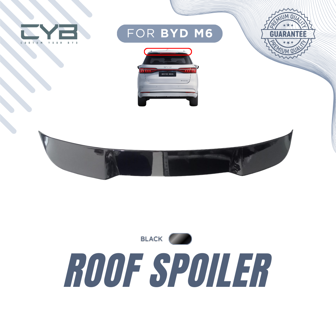 BYD M6 - Roof Spoiler - 1 pcs/set [Hitam] 2