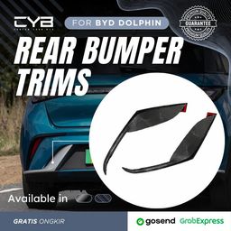 BYD Dolphin - Rear Bumper Trims [Carbon]
