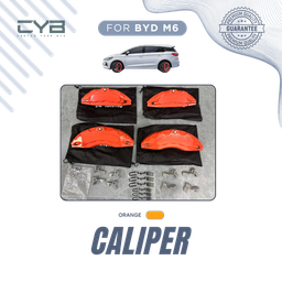 BYD M6 - Caliper - 4 pcs/set [Orange M6]