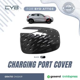 BYD Atto3 - Charging Port Cover [Hitam]