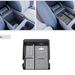 BYD Atto3 - Armrest Storage Box Flocking